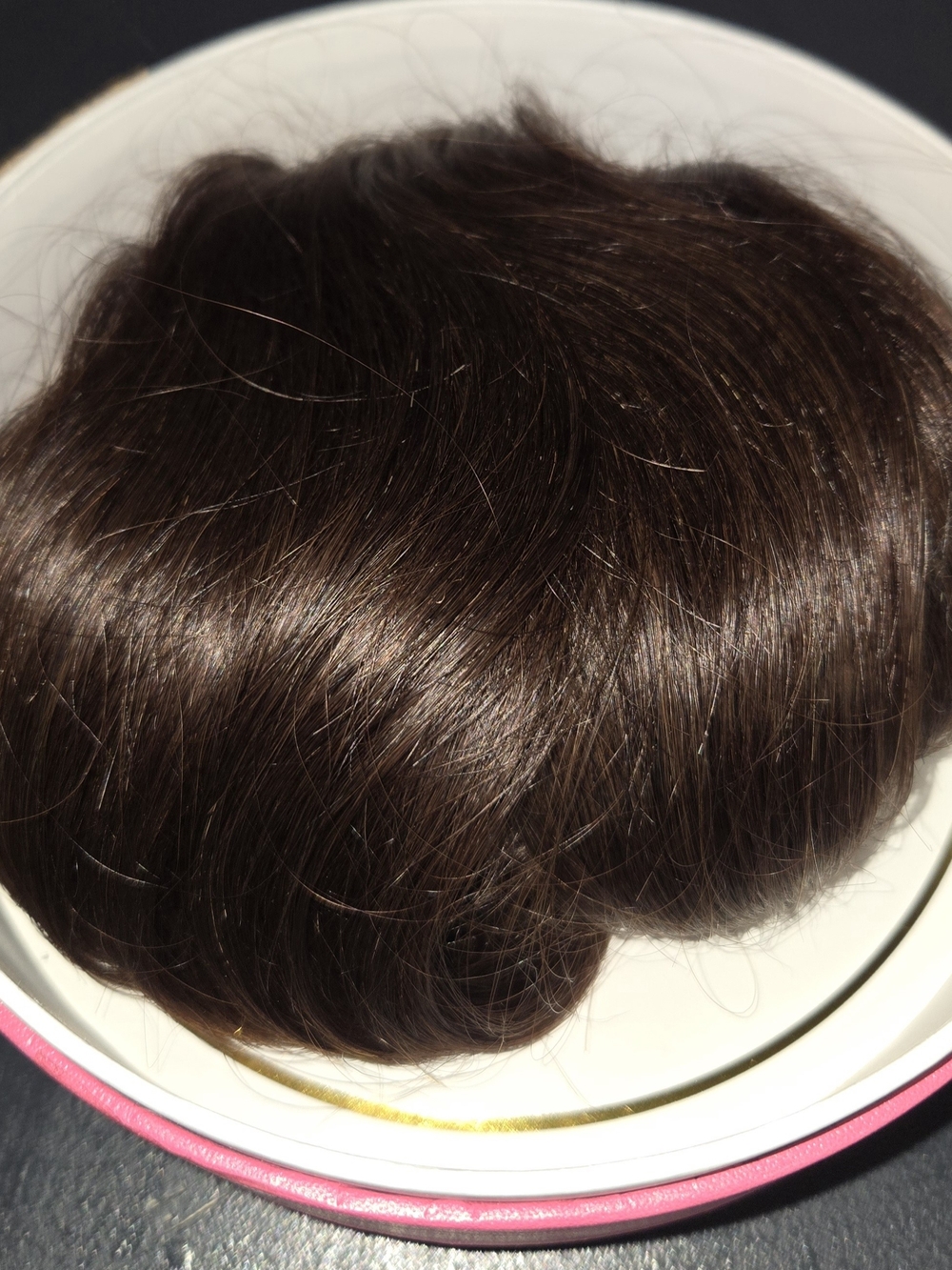 Luxy Clip In Bun Extension In Dark Brown - Picture 3 of 8